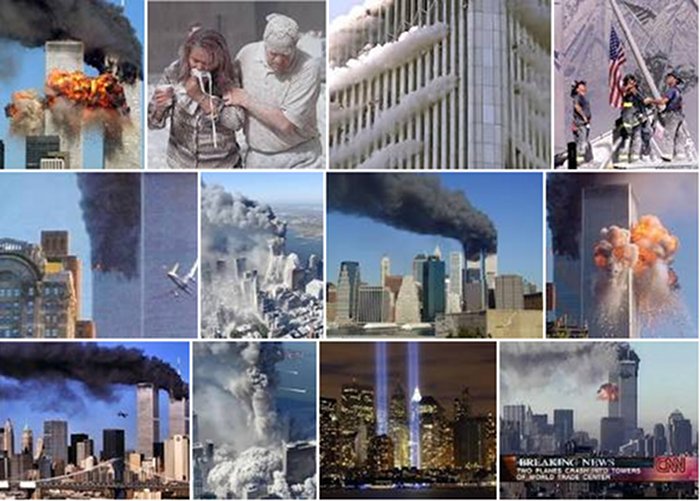 2001年紐約911雙塔的崩塌